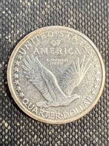 lot 37A image: 1917 TY.1 STANDING LIBERTY QUARTER UNC