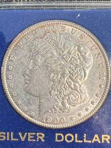 lot 37 image: 1900 US MORGAN SILVER DOLLAR
