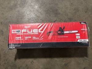 Milwaukee M18 FUEL 16 in. 18-Volt Lithium-Ion Brushless Battery Chainsaw (Tool-Only)  Customer Returns See Pictures