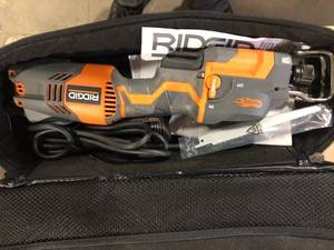 RIDGID Thru Cool 6 Amp Corded 1-Handed Orbital Reciprocating Saw Kit  Customer Returns See Pictures
