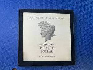 2023 Proof Peace Dollar in Orig. Mint Package with COA