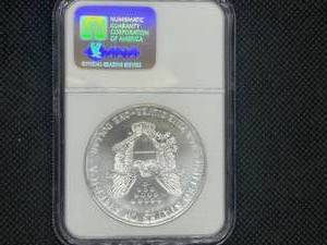 2001 American Silver Eagle NGC MS69    NGC Price Guide for an MS69 is $65