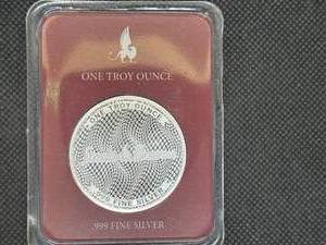 2022 BU Stacks & Bowers 1 Oz. Silver Round in Clamshell