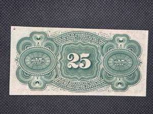 Fourth Issue 25 Cent George Washington Fractional Currency Act Of 1863