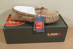 Lamo Womens Britain Moc II -Size 7, Chestnut