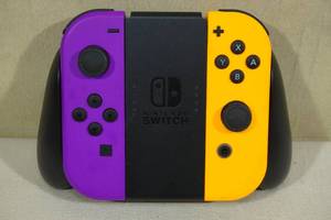 Nintendo Switch Joy-Cons with Comfort Grip -Neon OrangePurple