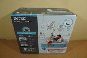 Intex Mid-Rise Airbed -Queen