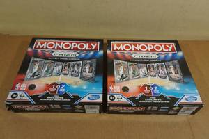2 Monopoly Prizm NBA Edition -Missing Trading Cards