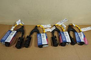 4 Locking Y-Adapters - 1 Male to 2 Female
