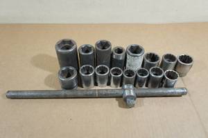 Assorted 34 Drive Sockets