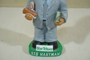 Signed Sid Hartman Bobble Head