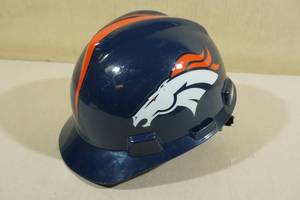 Denver Broncos Hard Hat and Watch