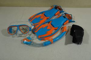 Cressi Kids Snorkel Set -Fin Size SM