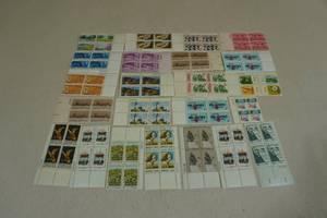 Assorted US 6 Cent Stamp Blocks