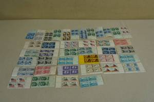 Assorted US 4 Cent Stamp Blocks - States, Missions, Programs, NATO