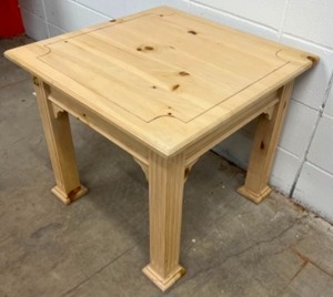 lot 58 image: Knob Creek Knotty Pine Side Table