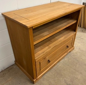 lot 93 image: Small Pine Console Media Center