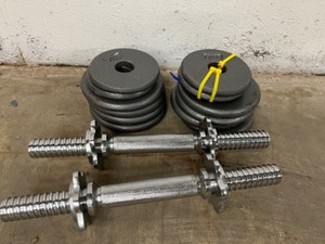 lot 126 image: Adjustable Dumbbells Free Weight Lifting