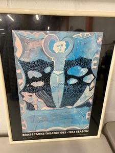 lot 75 image: Framed Brass Tacks Theatre 1983-1984 Season Poster