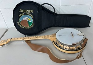 lot 5 image: Deering Special Old Time Special Banjo wSoft Case