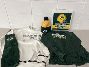 lot 181 image: 5pc Green Bay Packers Logo Merchandise