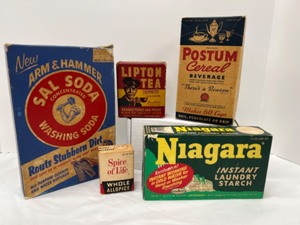 lot 219 image: Vintage Packages of Products for Display & Advertising