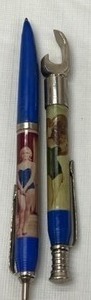 lot 238 image: Vintage 60s Unusual PINUP Girl Pen & Automobile Tool Rare Denmark
