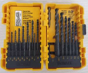 lot 293 image: DEWALT Cordless Drill wChargers, 2 Batteries, Drill Bits