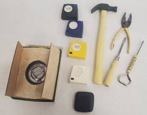 lot 324 image: Vintage Stanley, Lufkin, & Sem-co Tools