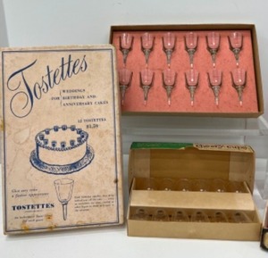 lot 459 image: Vintage Toasting Cups Cake Decor Toastettes 24 Total