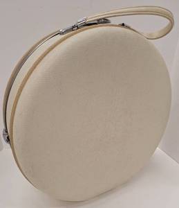 lot 352 image: Vintage AMERICAN TOURISTER Tri-Taper Round Suitcase