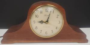 lot 503 image: Antique HERSCHEDE Electric Westminster Chime Mantel Clock