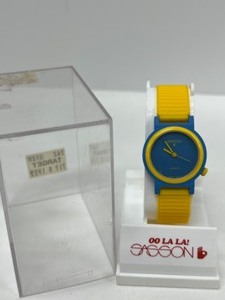 lot 556 image: Vintage 90s OOH La La SASOON Bright Colored Wrist Watch NOS
