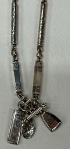 lot 579 image: BRIGHTON Long Chain Decorative Necklace Hook Pendant