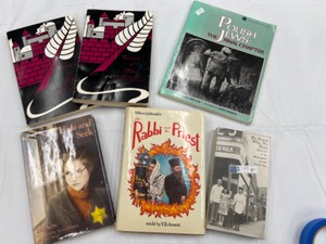 lot 615 image: Lot of Judaic Books and VHS Tape Collection