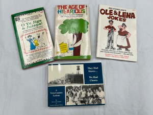 lot 616 image: Vintage Ole & Lena Books and other Joke, Comical Books