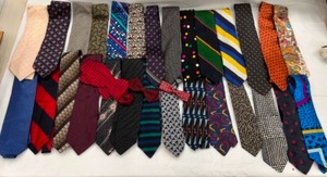 lot 639 image: Lot of Colorful Mens Neckties including BUGATTI, MONDO UMNO and more