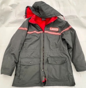 lot 659 image: Official Vintage NORTHWEST AIRLINES Workers Parka Coat with Reflective Stripes