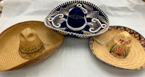 lot 672 image: Ole  Trio of Mexican Hats
