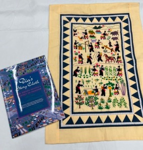 lot 689 image: Vintage Hmong Story Cloth & Dias Story Cloth Book