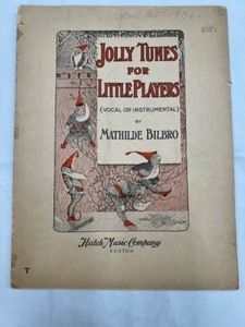 lot 631 image: Vintage 1913 Jolly Tunes Piano Music Gnomes on Cover Hatch Music Company