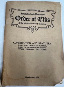 lot 614 image: 1975 The Story of Minnesota FREEMASONRY & 1911 ORDER of the ELKS Books