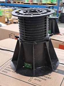lot 941 image: Lot of (16) Elmich VersiJack 197-281mm Polypropylene Raised Floor Pedestal VJ-F5