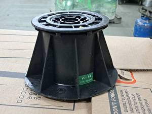 lot 936 image: Lot of (24) Elmich VersiJack 117-201mm Polypropylene Raised Floor Pedestal VJ-F4