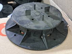 lot 945 image: Lot of (45) Bison Polypropylene Raised Floor Supports B2