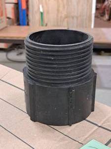 lot 956 image: Lot of (160) Bison 4-34 Polypropylene Raised Floor Coupler C4