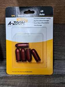 lot 1048 image: Lot of (1) A-Zoom 45 Auto Snap Caps 5-piece (in original packaging)