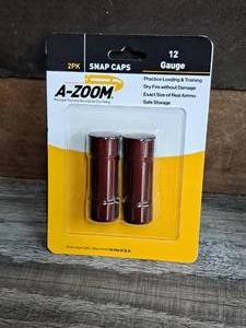 lot 1055 image: Lot of (1) A-Zoom 12 Gauge Snap Caps 2-piece (in original packaging)