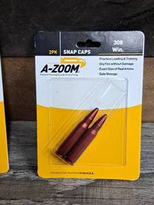 lot 1058 image: Lot of (1) A-Zoom 308 Win Snap Caps 2-piece (in original packaging)