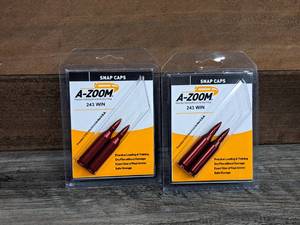 lot 1079 image: Lot of (2) A-Zoom 243 Win Snap Caps 2-piece (in original packaging)